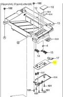 Деталь Kyocera P2235DN (Тех.упаковка) /302RV94100 PARTS PWB L PANEL ASSY SP