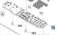 Плата панели управления Kyocera FS-1025MFP ( 302M694030 )