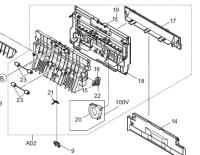 Деталь Kyocera FS-4100/4200 в сборе PARTS COVER REAR ASSY J SP /302LV94153