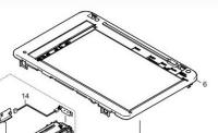 Стекло сканера в сборе Kyocera M3040/3540 (тех.уп)  302NM94030 / 302NM94031