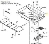 Деталь Kyocera P2235DN (Тех.упаковка) /302RX04011 COVER TOP