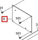 Плата высокого напряжения  TasKalfa 180 /181  (Тех.упак) /302KK94400