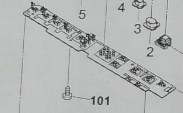 Плата панели управления Kyocera FS-1020MFP ( 302M494040 )